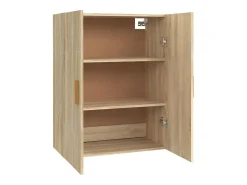 Armario de pared colgante de roble Sonoma 69,5x34x90 cm