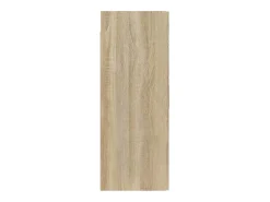 Armario de pared colgante de roble Sonoma 69,5x34x90 cm