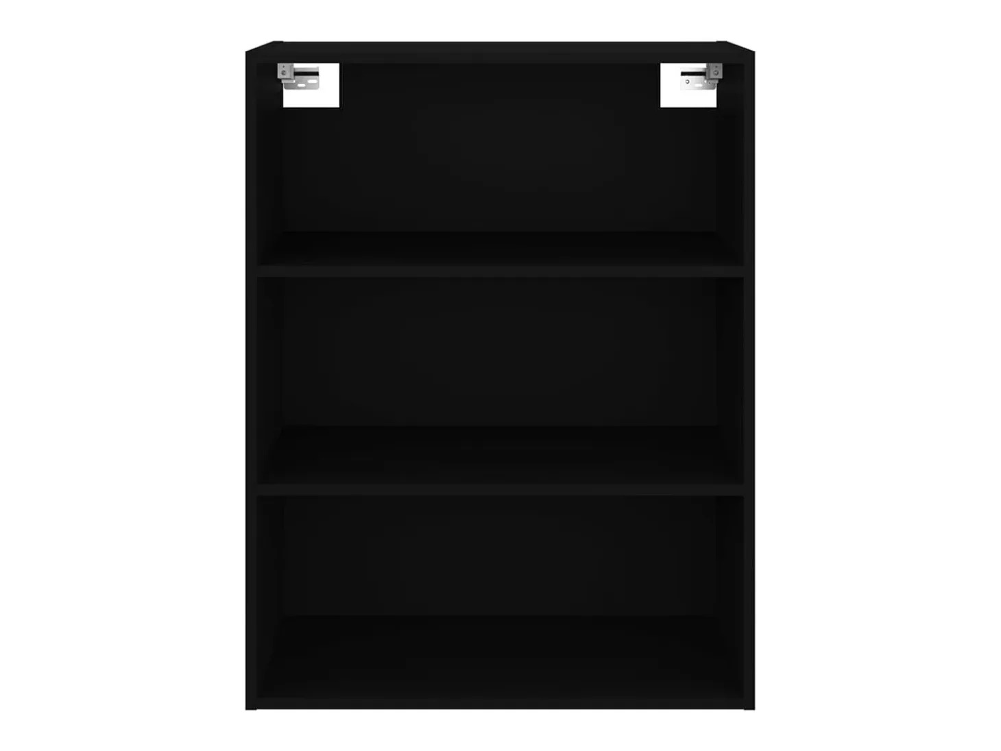 Armario de pared colgante negro 69,5x32,5x90 cm