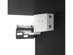 Armario de pared colgante negro 69,5x32,5x90 cm