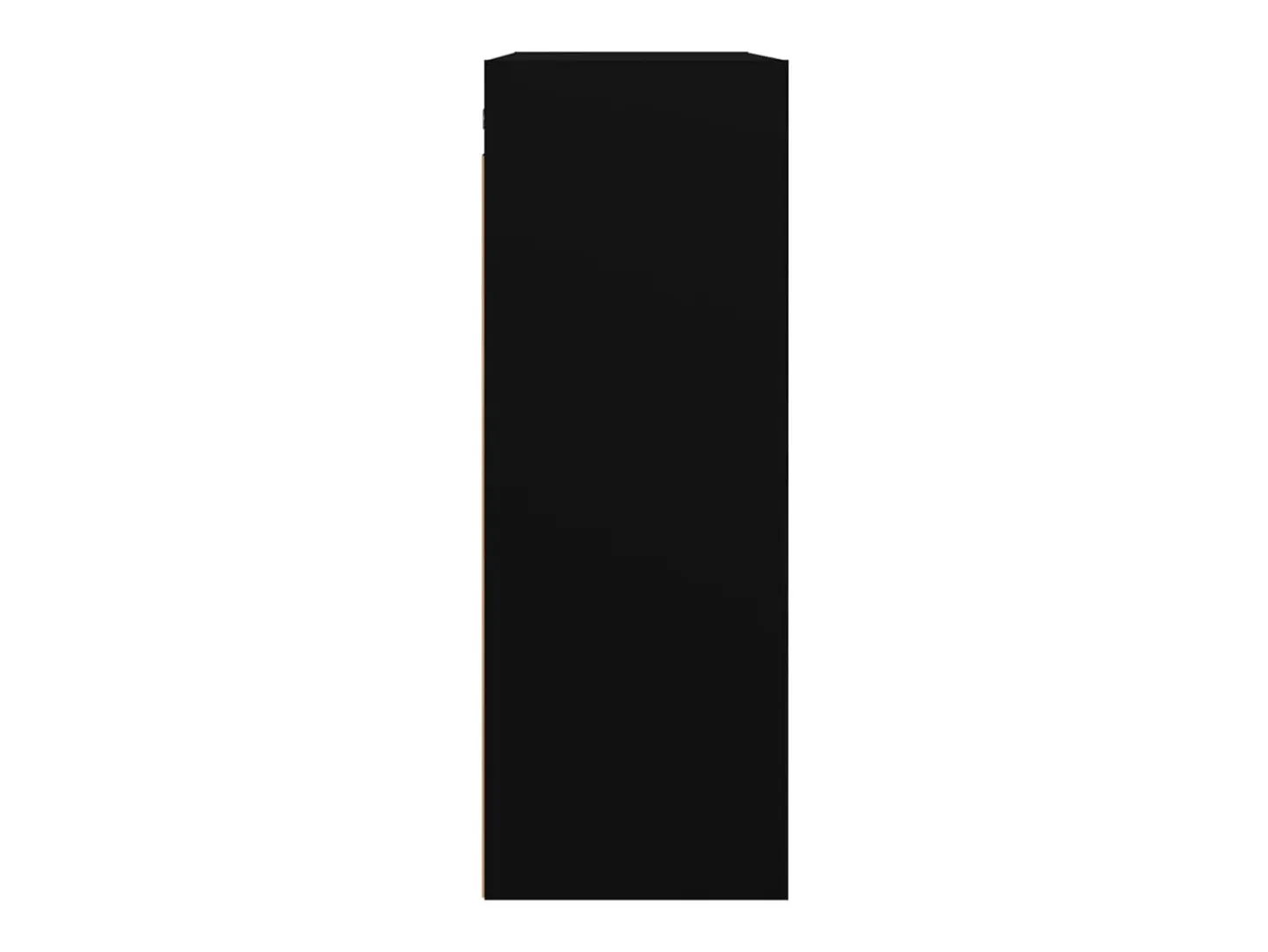 Armario de pared colgante negro 69,5x32,5x90 cm