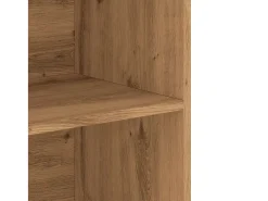 Armario de pared colgante de roble hecho a mano 69,5x32,5x90 cm