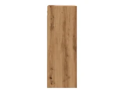 Armario de pared colgante de roble hecho a mano 69,5x32,5x90 cm