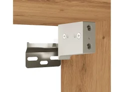 Armario de pared colgante de roble hecho a mano 69,5x32,5x90 cm