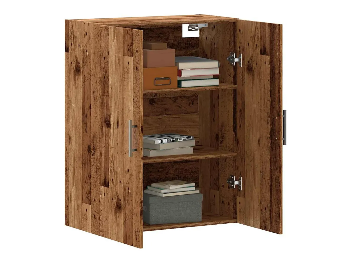 Armario de pared de madera antigua 69,5x34x90 cm