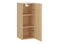 Armario de pared de roble Sonoma 34,5x34x90 cm madera de ingeniería