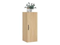 Armario de pared de roble Sonoma 34,5x34x90 cm madera de ingeniería