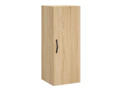 Armario de pared de roble Sonoma 34,5x34x90 cm madera de ingeniería