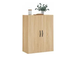 Armario de pared de roble Sonoma 69,5x34x90 cm madera de ingeniería