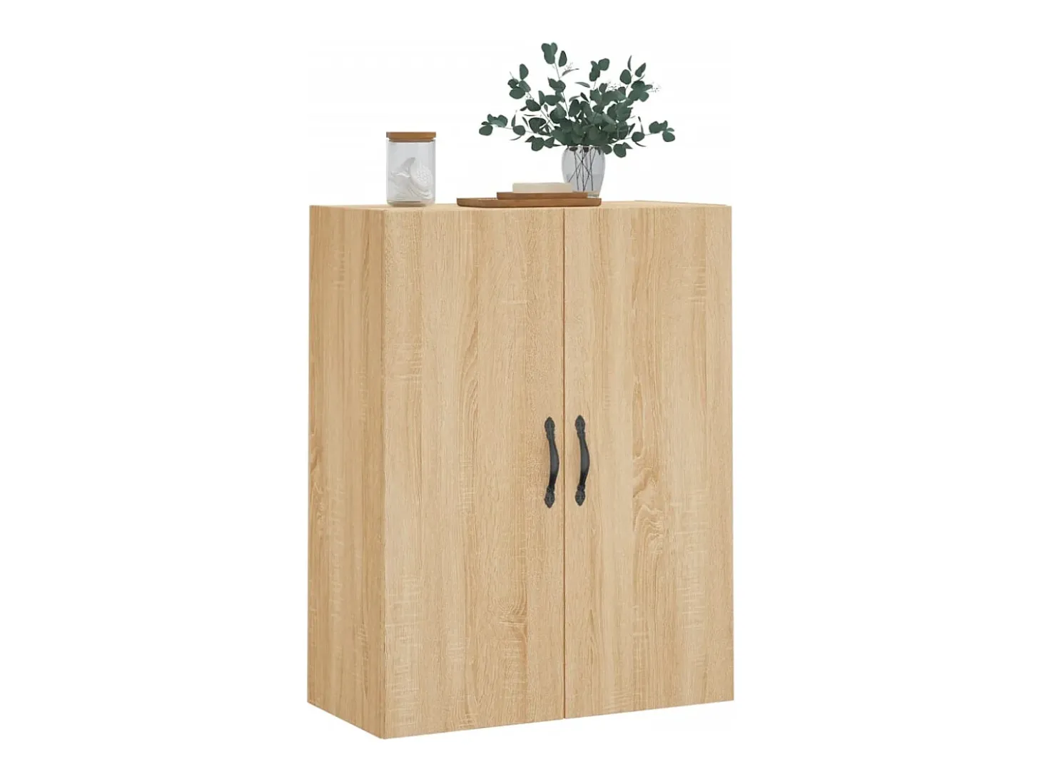 Armario de pared de roble Sonoma 69,5x34x90 cm madera de ingeniería