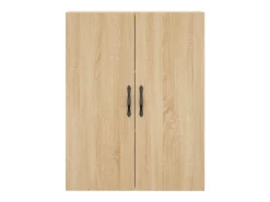 Armario de pared de roble Sonoma 69,5x34x90 cm madera de ingeniería