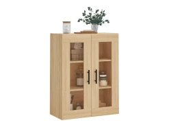 Armario de pared de roble Sonoma 69,5x34x90 cm