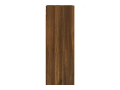 Armario de pared de roble marrón 69,5x32,5x90 cm