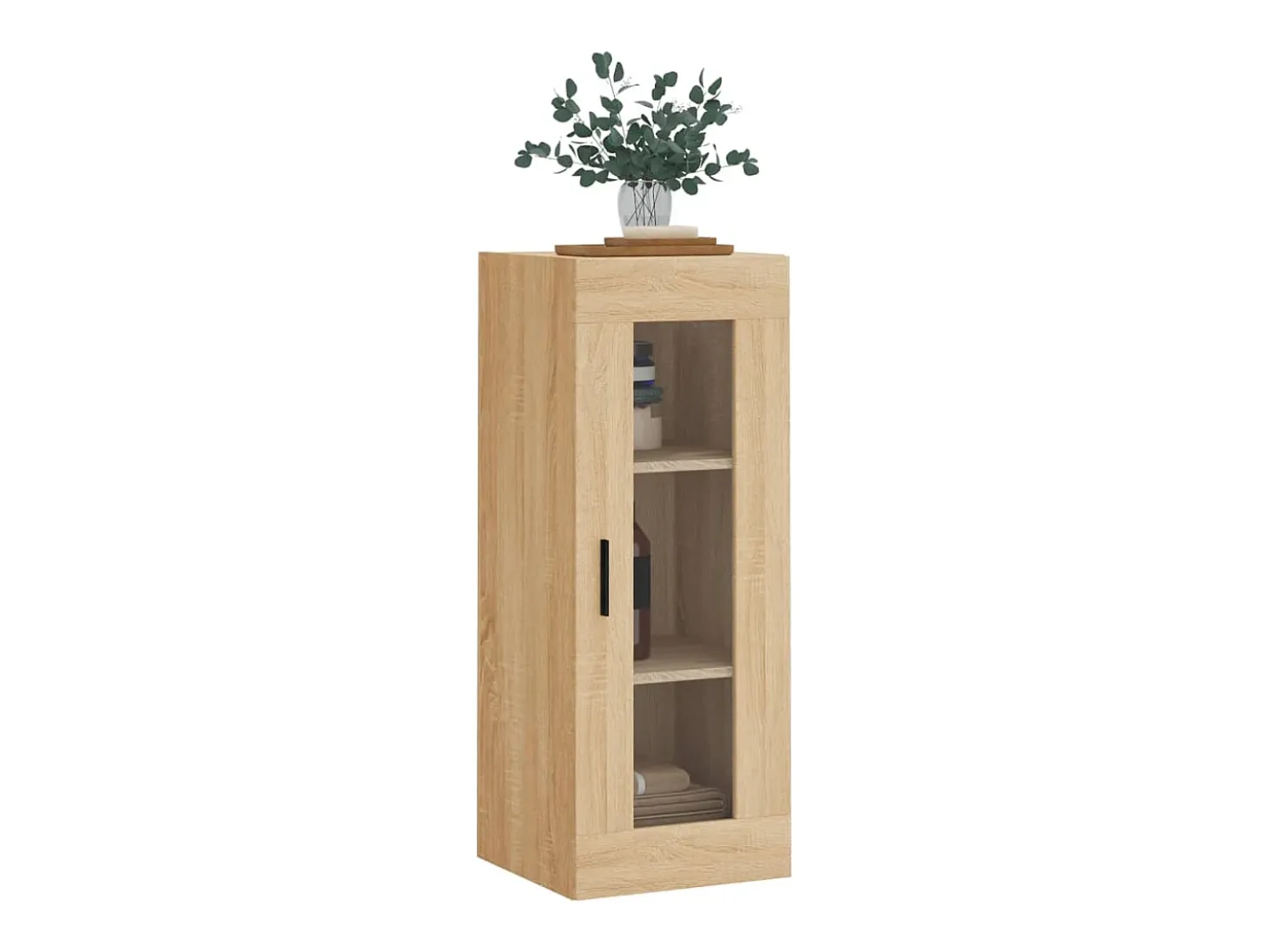 Armario de pared de roble Sonoma 34,5x34x90 cm