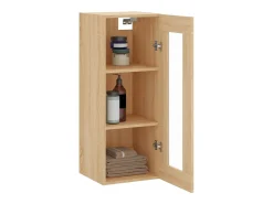 Armario de pared de roble Sonoma 34,5x34x90 cm
