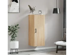 Armario de pared de roble Sonoma 34,5x34x90 cm