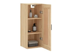 Armario de pared de roble Sonoma 34,5x34x90 cm madera de ingeniería