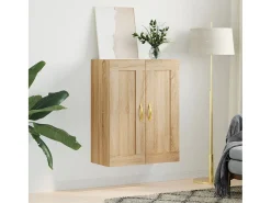 Armario de pared de roble Sonoma 69,5x34x90 cm madera de ingeniería