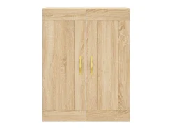 Armario de pared de roble Sonoma 69,5x34x90 cm madera de ingeniería