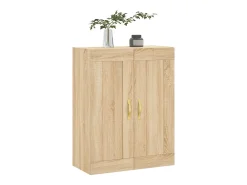 Armario de pared de roble Sonoma 69,5x34x90 cm madera de ingeniería
