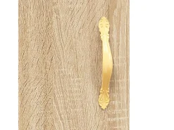 Armario de pared de roble Sonoma 69,5x34x90 cm madera de ingeniería