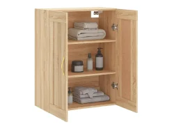 Armario de pared de roble Sonoma 69,5x34x90 cm madera de ingeniería