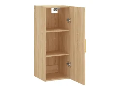 Armario de pared de roble Sonoma 34,5x34x90 cm