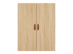 Armario de pared de roble Sonoma 69,5x34x90 cm