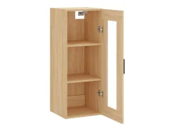 Armario de pared de roble Sonoma 34,5x34x90 cm