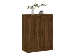 Armario de pared de roble marrón 69,5x34x90 cm madera de ingeniería