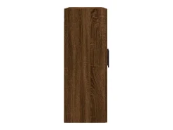 Armario de pared de roble marrón 69,5x34x90 cm madera de ingeniería