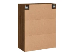 Armario de pared de roble marrón 69,5x34x90 cm madera de ingeniería