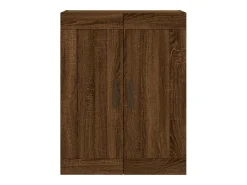 Armario de pared de roble marrón 69,5x34x90 cm madera de ingeniería