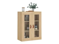 Armario de pared de roble Sonoma 69,5x34x90 cm