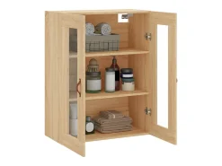 Armario de pared de roble Sonoma 69,5x34x90 cm