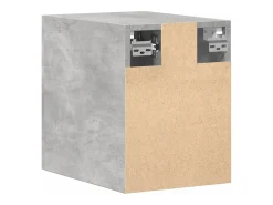 Armario de pared gris hormigón 30x42,5x40 cm madera de ingeniería