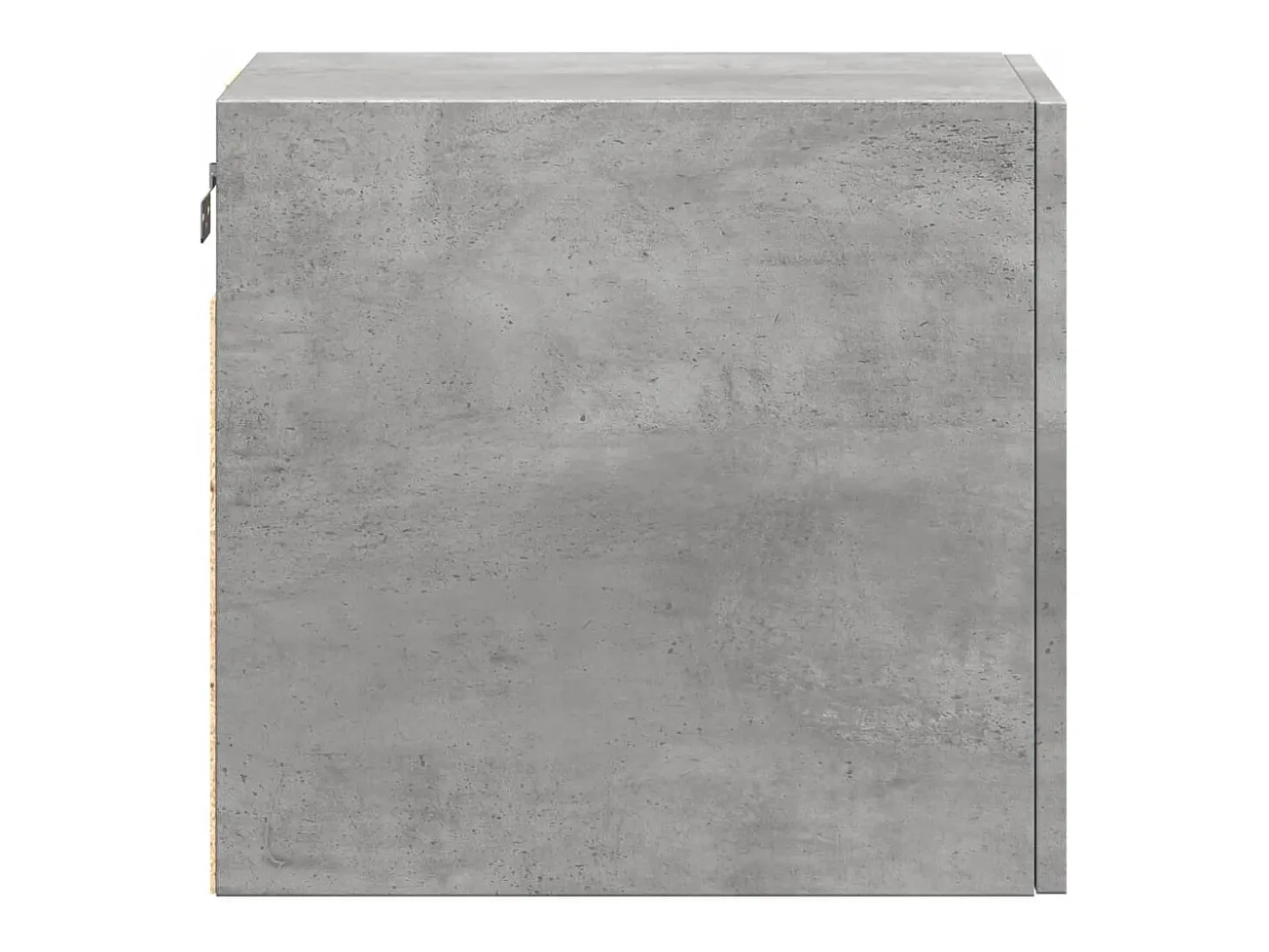 Armario de pared gris hormigón 30x42,5x40 cm madera de ingeniería