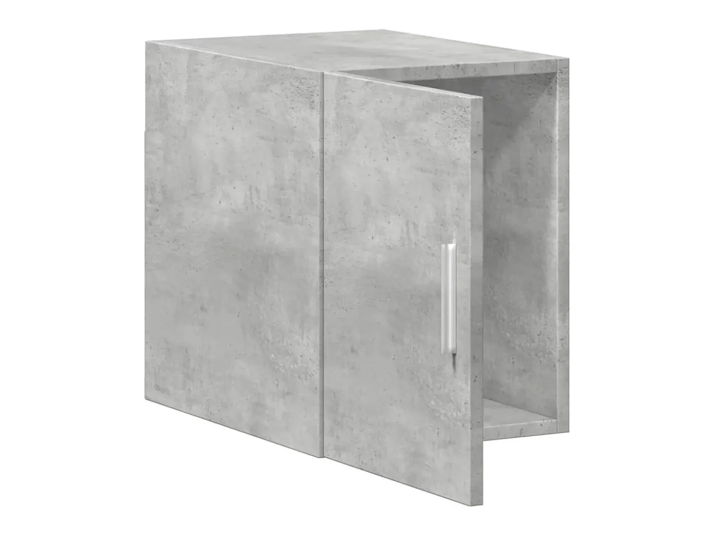 Armario de pared gris hormigón 30x42,5x40 cm madera de ingeniería