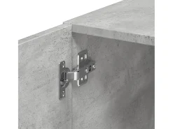 Armario de pared gris hormigón 30x42,5x40 cm madera de ingeniería