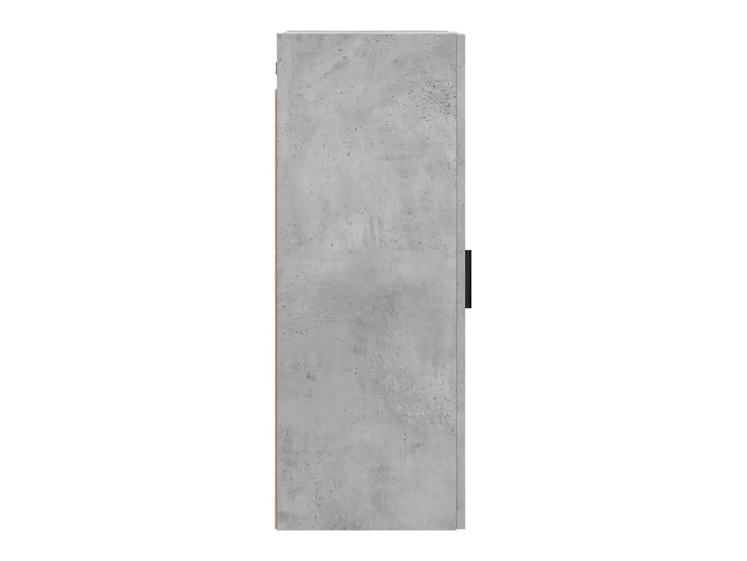 Armario de pared gris hormigón 34,5x34x90 cm