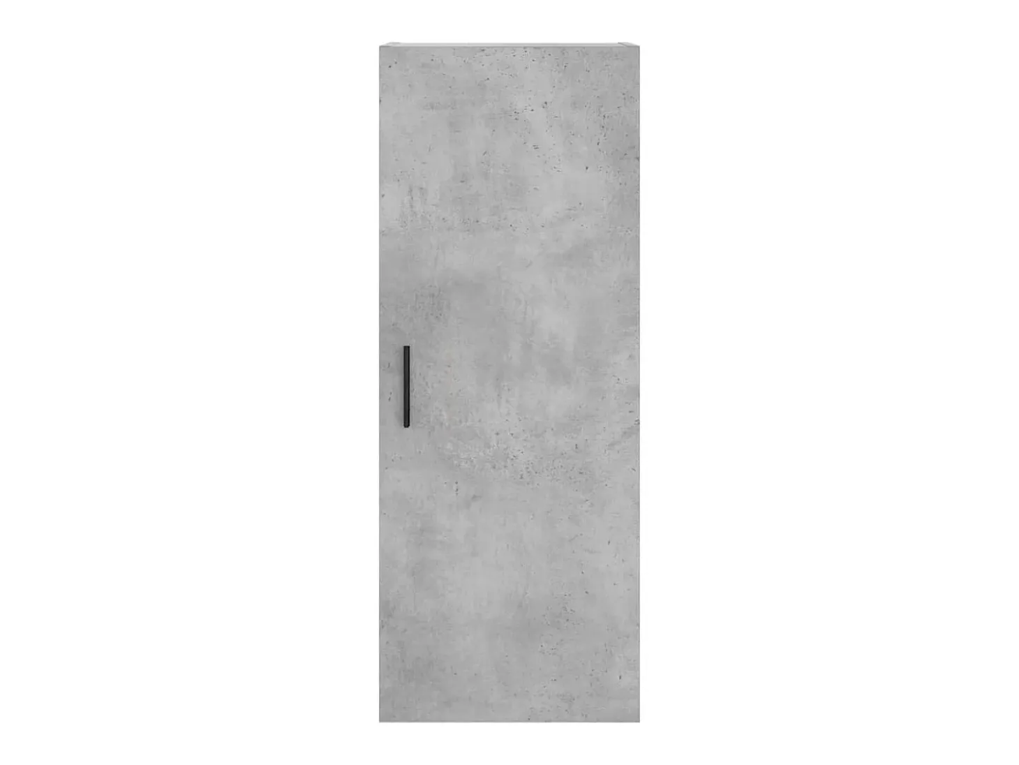 Armario de pared gris hormigón 34,5x34x90 cm