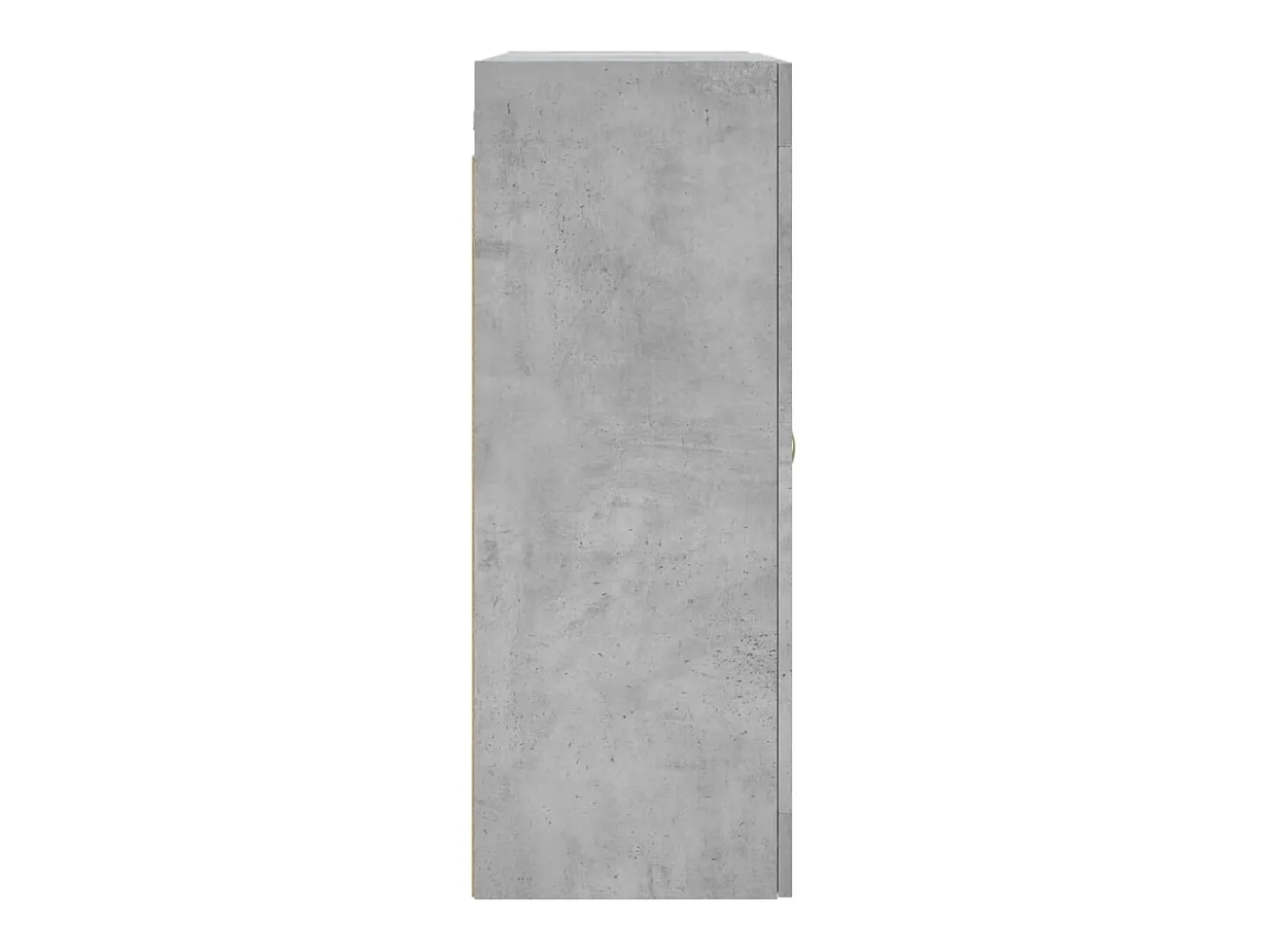 Armario de pared gris hormigón 69,5x34x90 cm