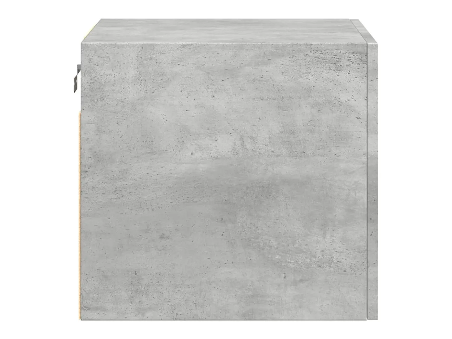 Armario de pared gris hormigón 45x42,5x40 cm madera de ingeniería