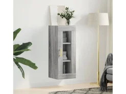 Armario de pared gris Sonoma 34,5x34x90 cm