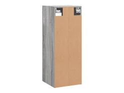 Armario de pared gris Sonoma 34,5x34x90 cm