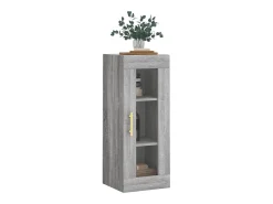Armario de pared gris Sonoma 34,5x34x90 cm