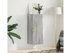 Armario de pared gris Sonoma 34,5x34x90 cm