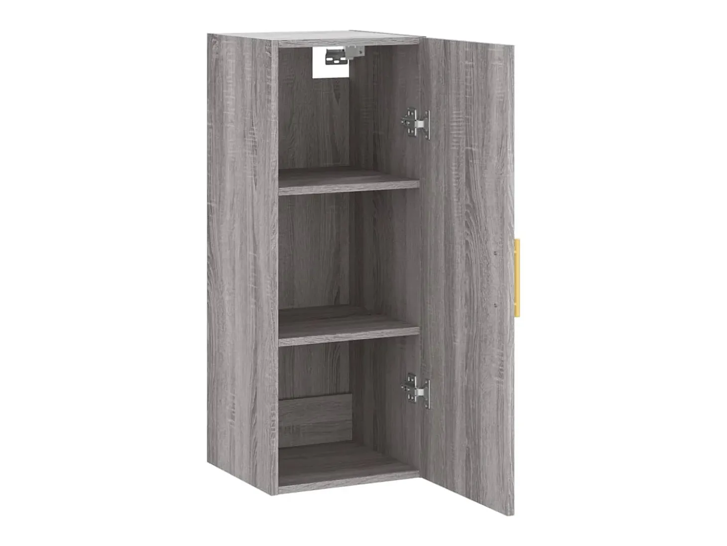 Armario de pared gris Sonoma 34,5x34x90 cm