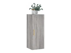 Armario de pared gris Sonoma 34,5x34x90 cm