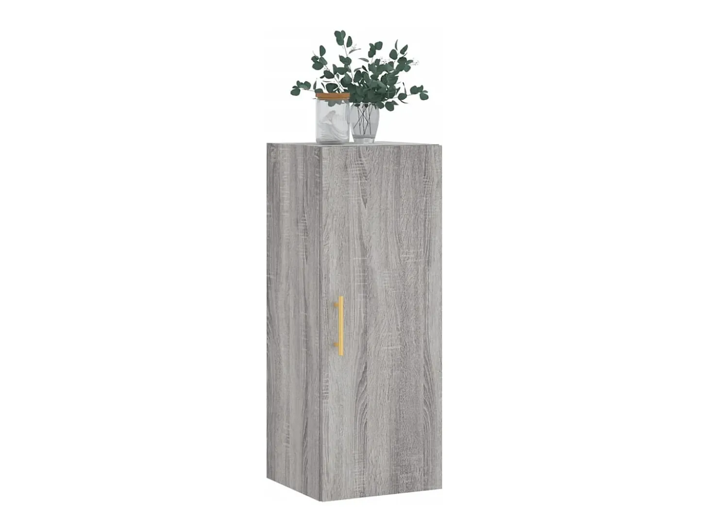 Armario de pared gris Sonoma 34,5x34x90 cm